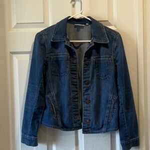 Chico’s Women’s Denim Jacket – Stretch – Size 0 (S)